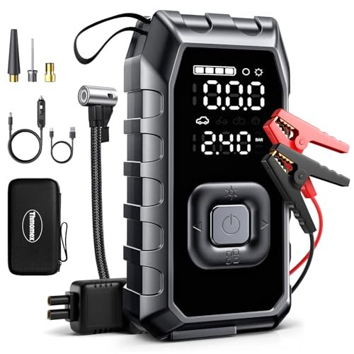 Portable Jump Pack with Air Compressor,65W Fast Charge...