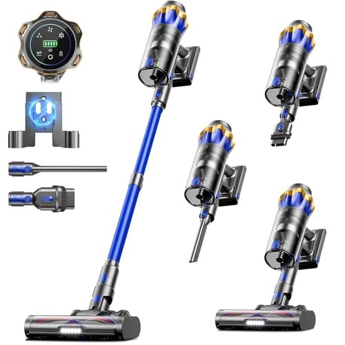 Cordless Vacuum Cleaner, Upgraded 580W 48KPA 65Mins...