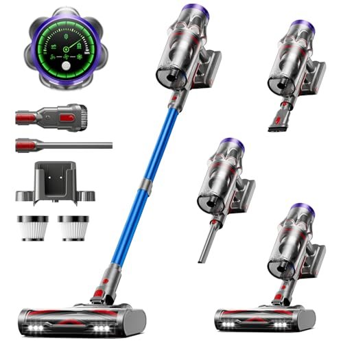 Cordless Vacuum Cleaner, 48KPa 580W 65Mins Vacuum Cleaner...