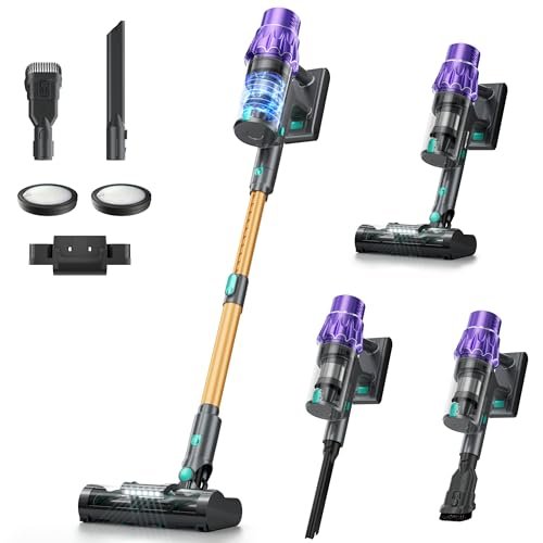 VENHIDELY Cordless Vacuum Cleaner, 50KPA/70Mins Vacuum...