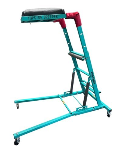 Traxion New Quality Economy Topside Creeper 3-109 Aqua with...