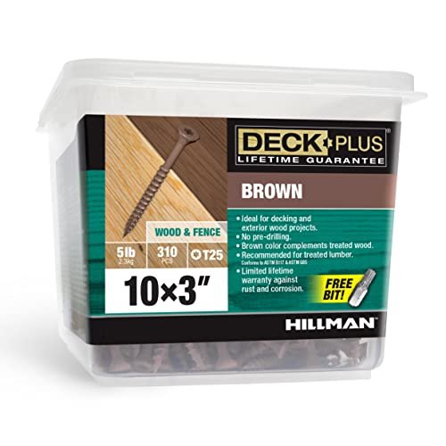 Deck Plus 3 Inch Epoxy Coated Exterior Wood and Fence...