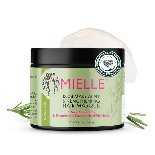 Mielle Organics Rosemary Mint Strengthening Hair Mask for...