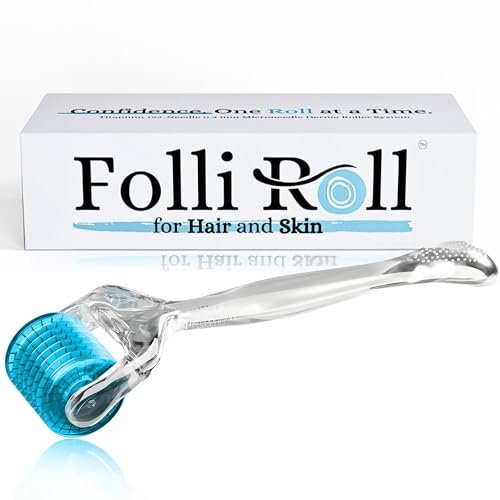 FolliRoll Derma Roller for HAIR and SKIN - for Face...
