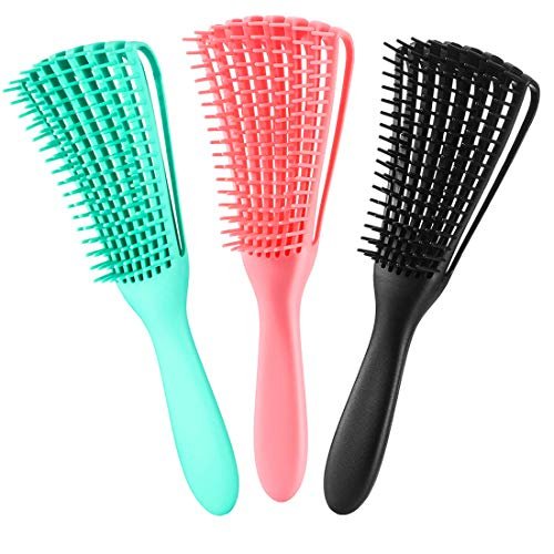 3 Pack Hair Detangler Brush for Afro America/African...