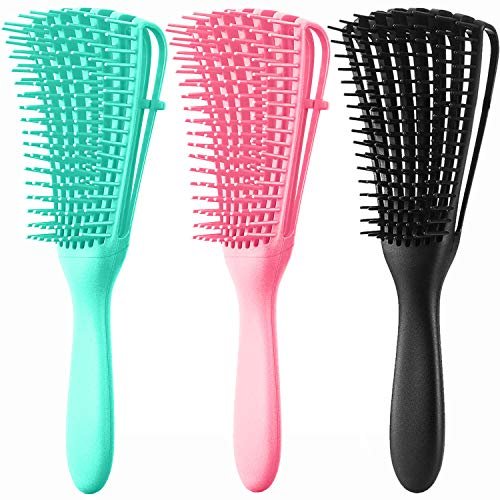 Detangling Brush for Afro America/African Hair Textured 3a...