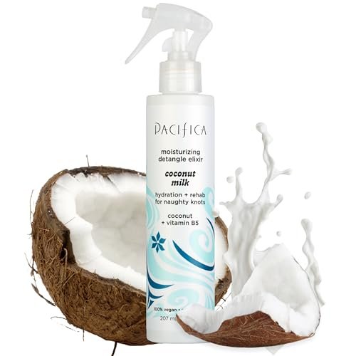 Pacifica Coconut Milk Hair Detangler Spray – Leave-In...
