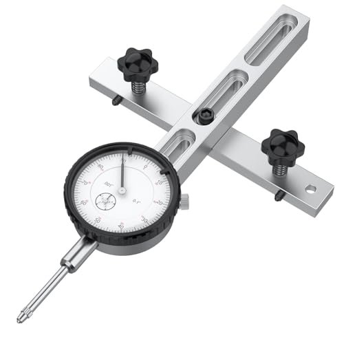 HDLNKAK Table Saw Dial Indicator Gauge, 0-1