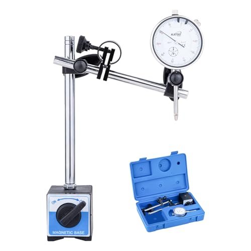 KATSU Tools Dial Indicator with Magnetic Base 0-1.0