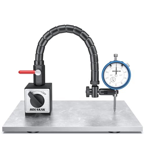 HDLNKAK Dial Indicator 0-1'' with Magnetic Base - Precision...