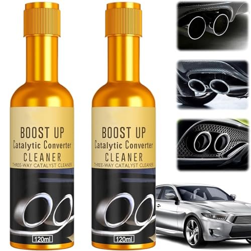 2 Pcs Catalytic Converter Cleaner Auto Parts Engine,...