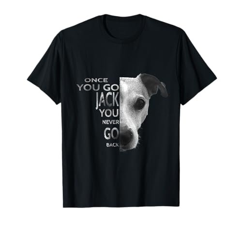 Once You Go Jack Russell Terrier Shirt Gift for Dog...