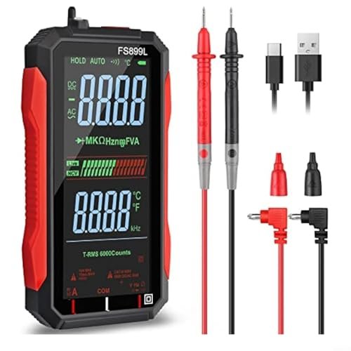 Startbuymore Digital Multimeter Tester, Rechargeable Smart...