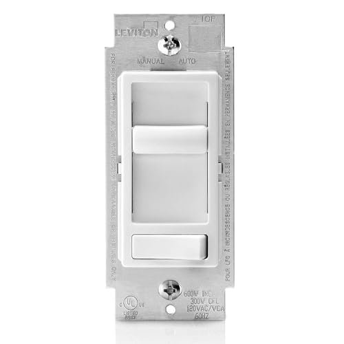 Leviton SureSlide Dimmer Switch for Dimmable LED, Halogen...