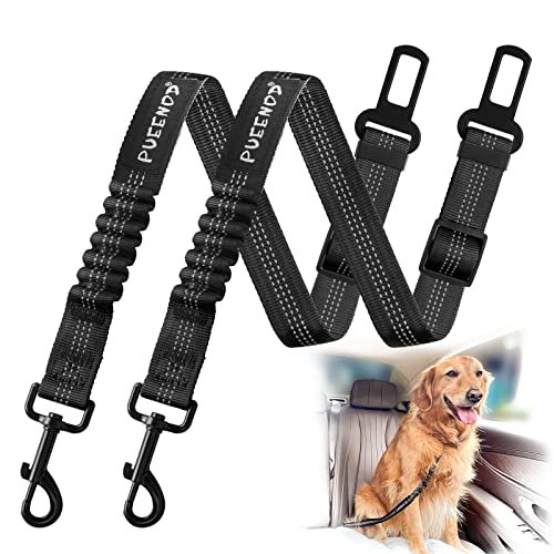 2 Pack Dog Seat Belt Adjustable Dog Car Seatbelts for...