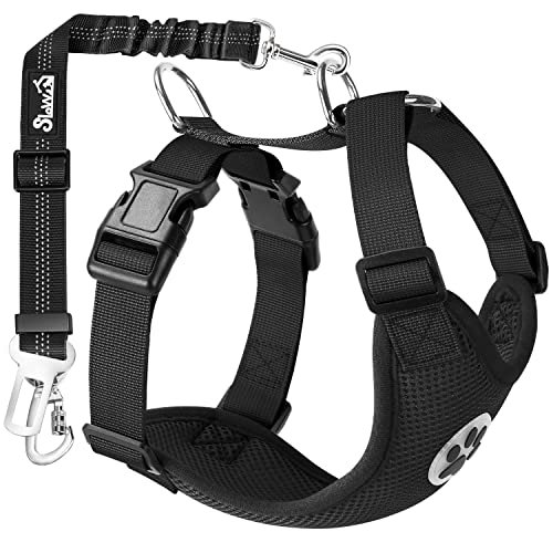 SlowTon Dog Seat Belt Harness for Car, Dog Car Harness...