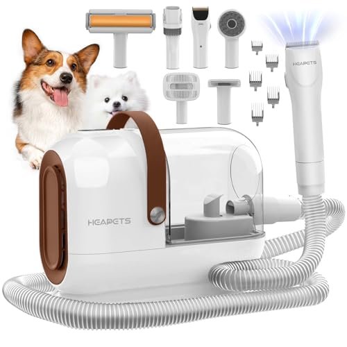 Dog Grooming Vacuum Kit - 3L Vacuum with 7 Tools,...