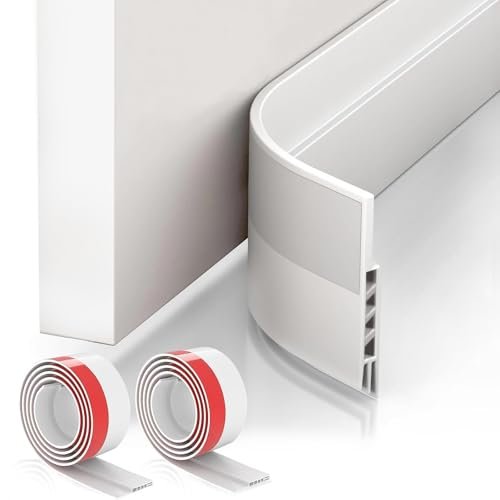 Suptikes 2 Pack Door Draft Stopper，Door Sweep for Exterior...
