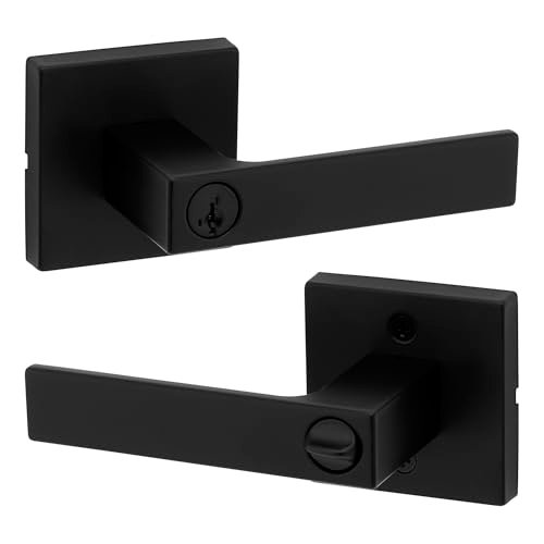 Kwikset Singapore Entry Door Handle with Lock and Key,...