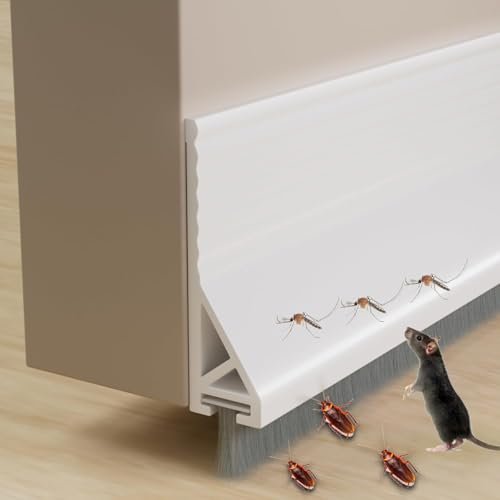 DINGLIAN 2 PCS Door Draft Stopper for Bottom with Brush,...
