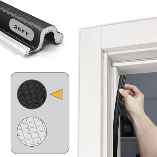 26 FT Door Frame Extra Thick Kerf Non-Adhesive Weather...