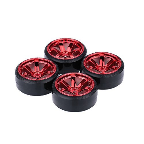 GoolRC 4PCS/Set 1/10 Drift Car Tires Hard Tyre Replacement...