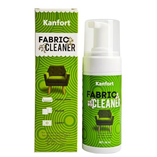 Upholstery Dry Cleaning Foam – No-Rinse Fabric Cleaner for...