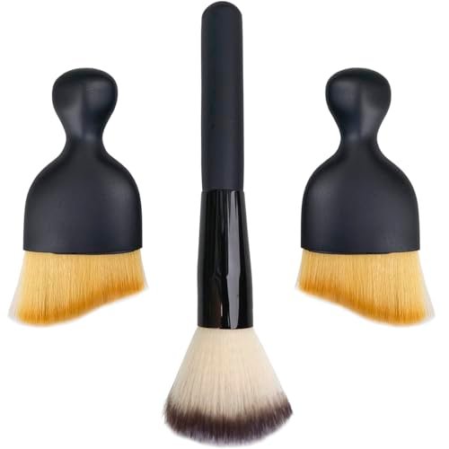 3 Pack Exquisite Microfiber Duster Brushes, Feather...