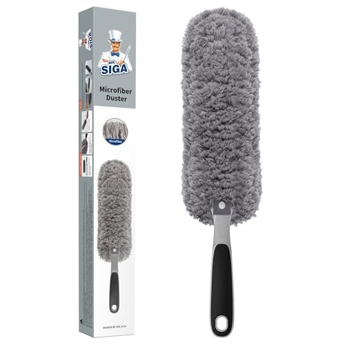 MR.SIGA Lint Free Microfiber Duster, Washable Duster for...