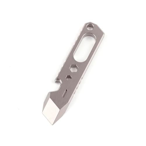 Hamans Titanium EDC Pry Bar with Bottle Opener Multi Tool...