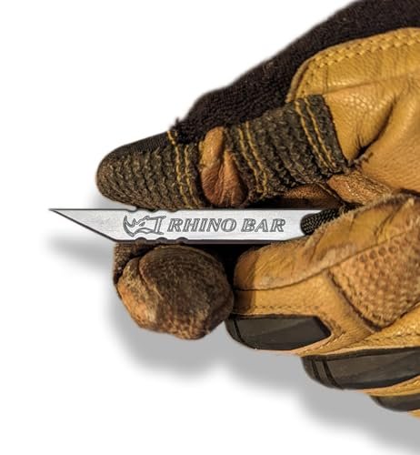 Milspin Rhino Bar EDC Stainless Steel Mini Pry Bar Multi...