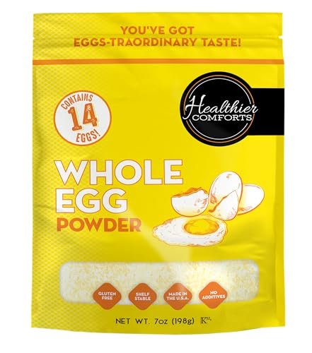 Healthier Comforts Whole Egg Powder | Pure Dried Whole...