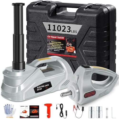 [EFN Clearance] Electric Car Jack Kit with Impact Wrench,...