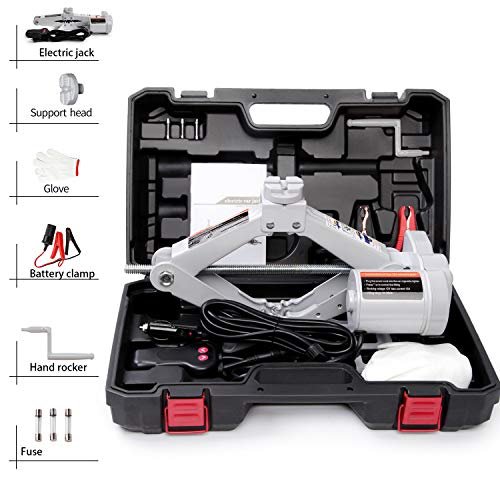 STANDTALL Electric Car Jack 2T Scissor Floor Jack Set 12V...