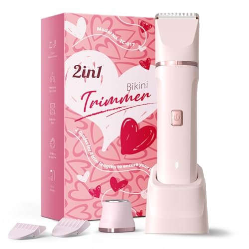 Bikini Trimmer for Women - Painless Electric Razors for...
