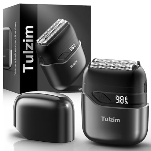 Tulzim Electric Foil Shaver for Men: Portable Electric...