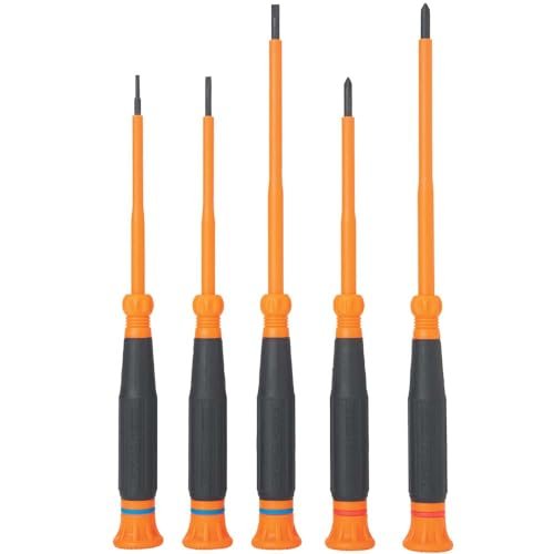 Klein Tools 85615INS Mini Precision Screwdriver Set, 1000V...
