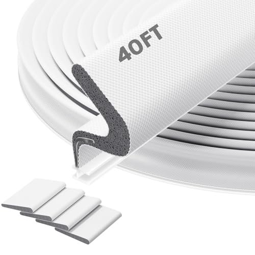 Pluden 40FT Kerf Weather Stripping Door Seal - Door...