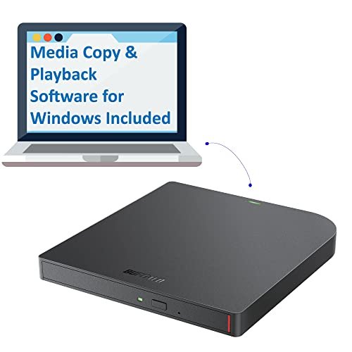 BUFFALO MediaStation 6X Portable Type-C USB 3.2 (Gen 1)...