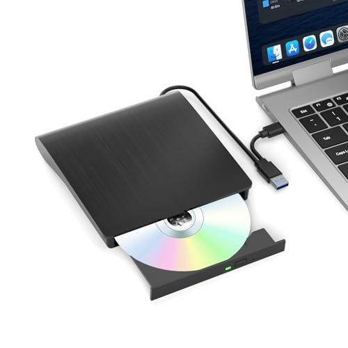 External Blu Ray Drive, Support 50G Disc Read/Write Bluray...