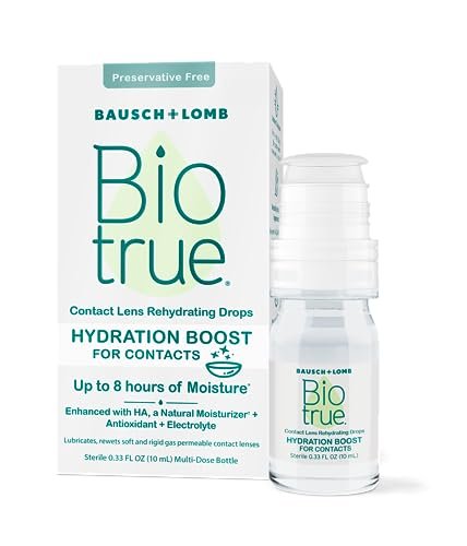 Biotrue Hydration Boost Rehydrating Contact Lens Eye Drops...