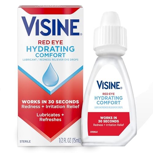 Visine Red Eye Hydrating Comfort Redness Relief and...