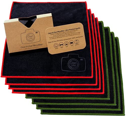 Clean & Clear Microfiber Cleaning Cloth, EXTRA LARGE [8...