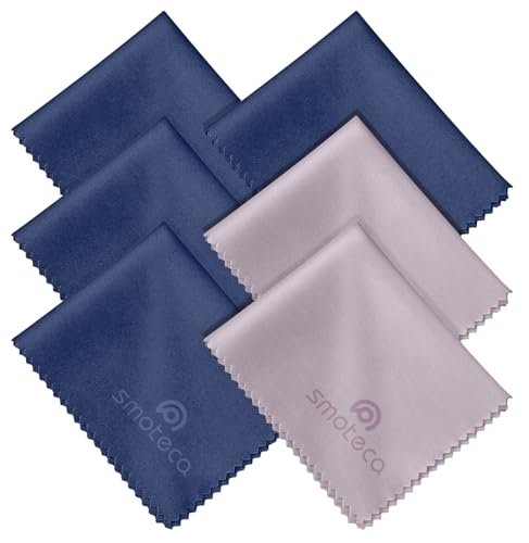 SmoTecQ Premium Microfiber Cleaning Cloths (6-Pack) –...