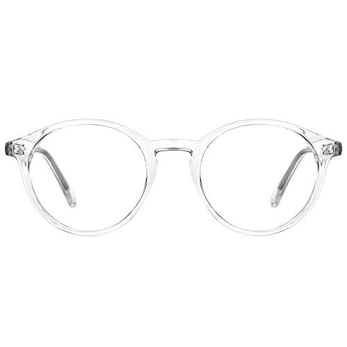 TIJN Blue Light Blocking Glasses Men Women Vintage Thick...