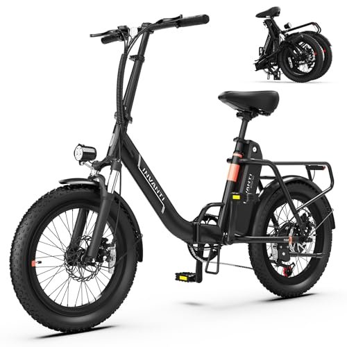 INVANTI Folding Electric Bike, Peak 1000W Ebikes for...