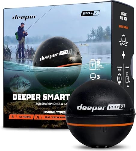 Deeper PRO+ 2 Sonar - Portable Fish Finder and Depth...