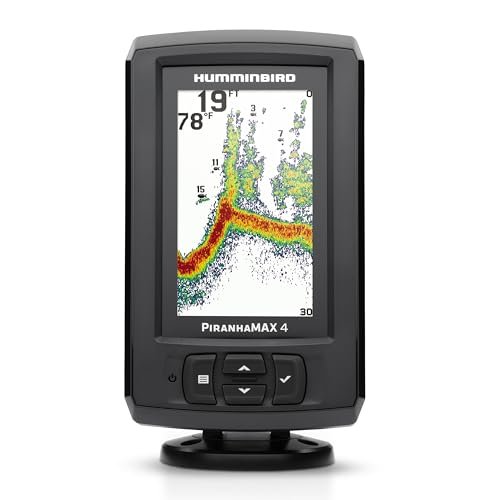 Humminbird PiranhaMAX 4 Fish Finder with Transducer, Dual...