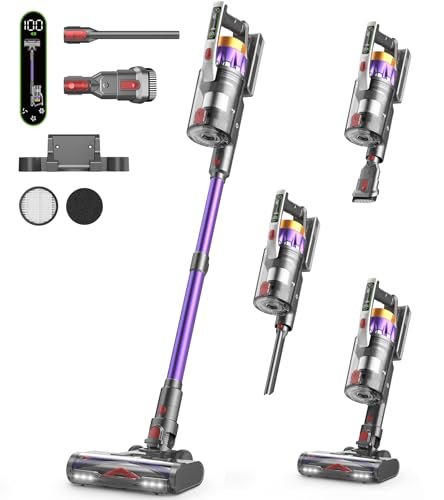 NADALY Cordless Vacuum Cleaner, 2025 New 580W 48KPA 65Mins...