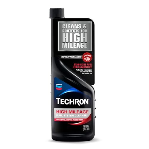 Chevron Techron High Mileage Fuel System Cleaner, 12 oz,...